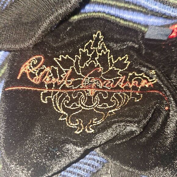 Robert Graham Mens Blue Wool 1/4 Zip Pullover Sweater‎ XL - Picture 5 of 7